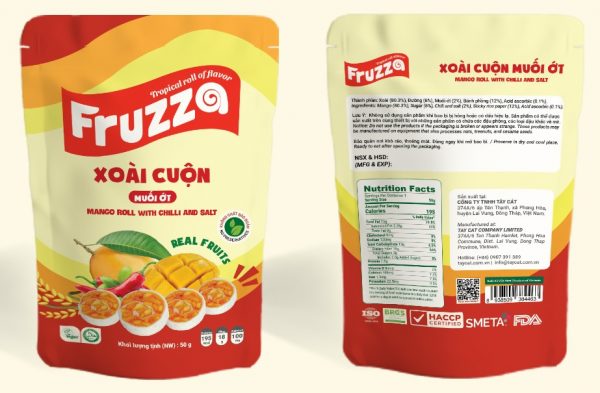 mango roll with chili and salt 50g