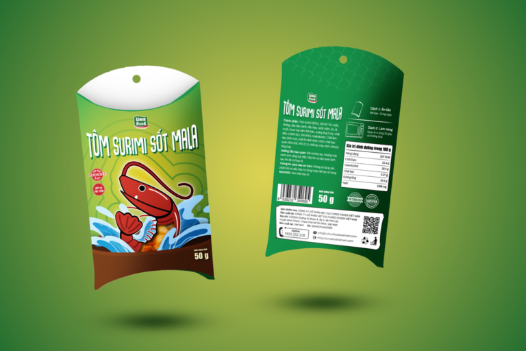 uma’ food ready to eat mala sauce surimi shrimp 50g